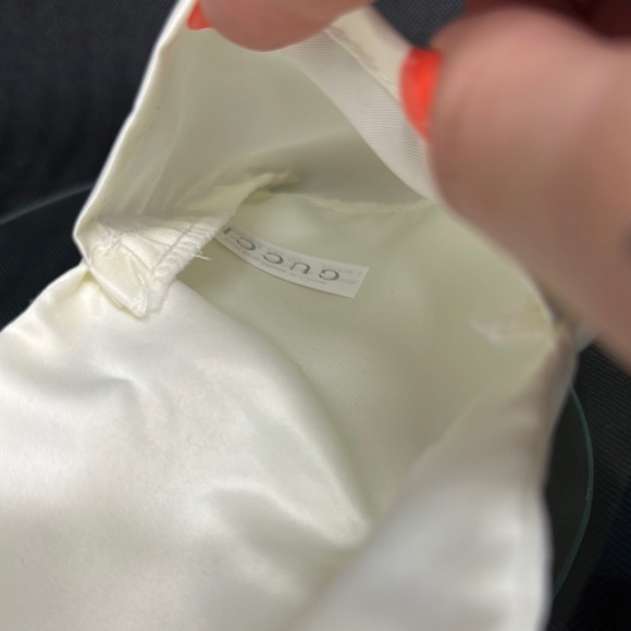Gucci Wallet size Cream Satin Dust Bag​ - Picture 2 of 5